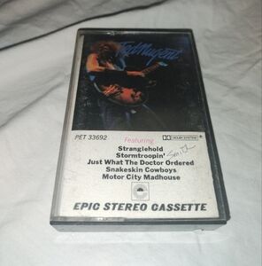 Vintage Ted Nugent Music Cassette Tape 1975 Epic Records